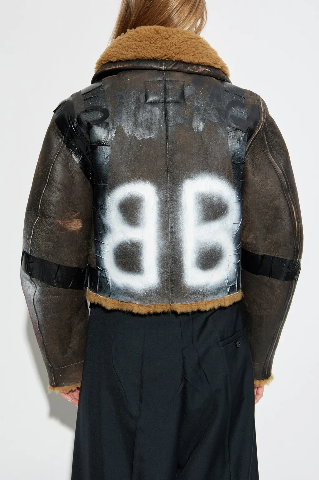 Zip-Up Distressed Jacket