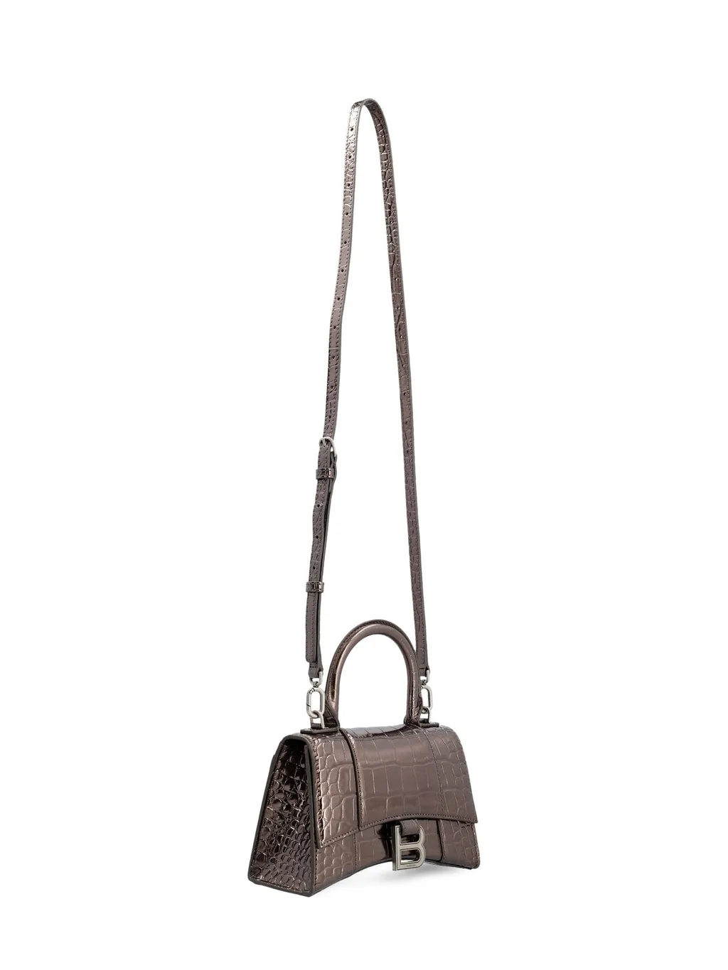 Croc-Embossed Xs Tote Bag