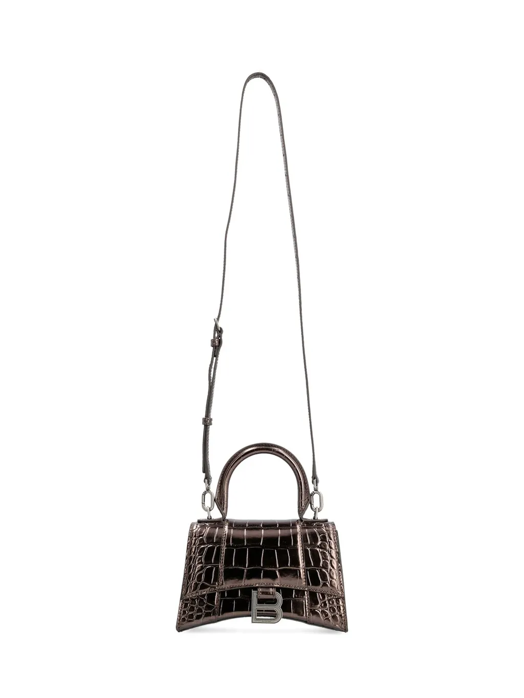 Croc-Embossed Xs Tote Bag