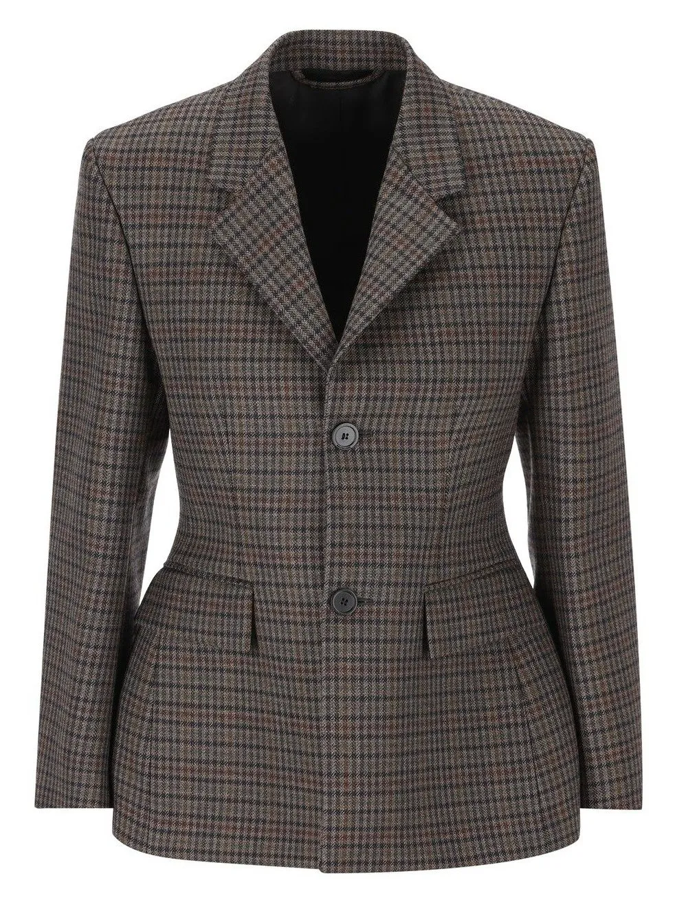 Hourglass Plaid Jacket