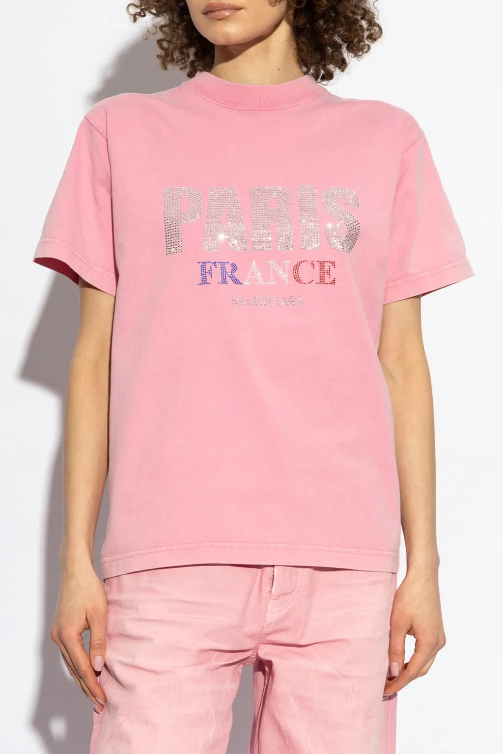 Logo Embroidered Mockneck T-Shirt