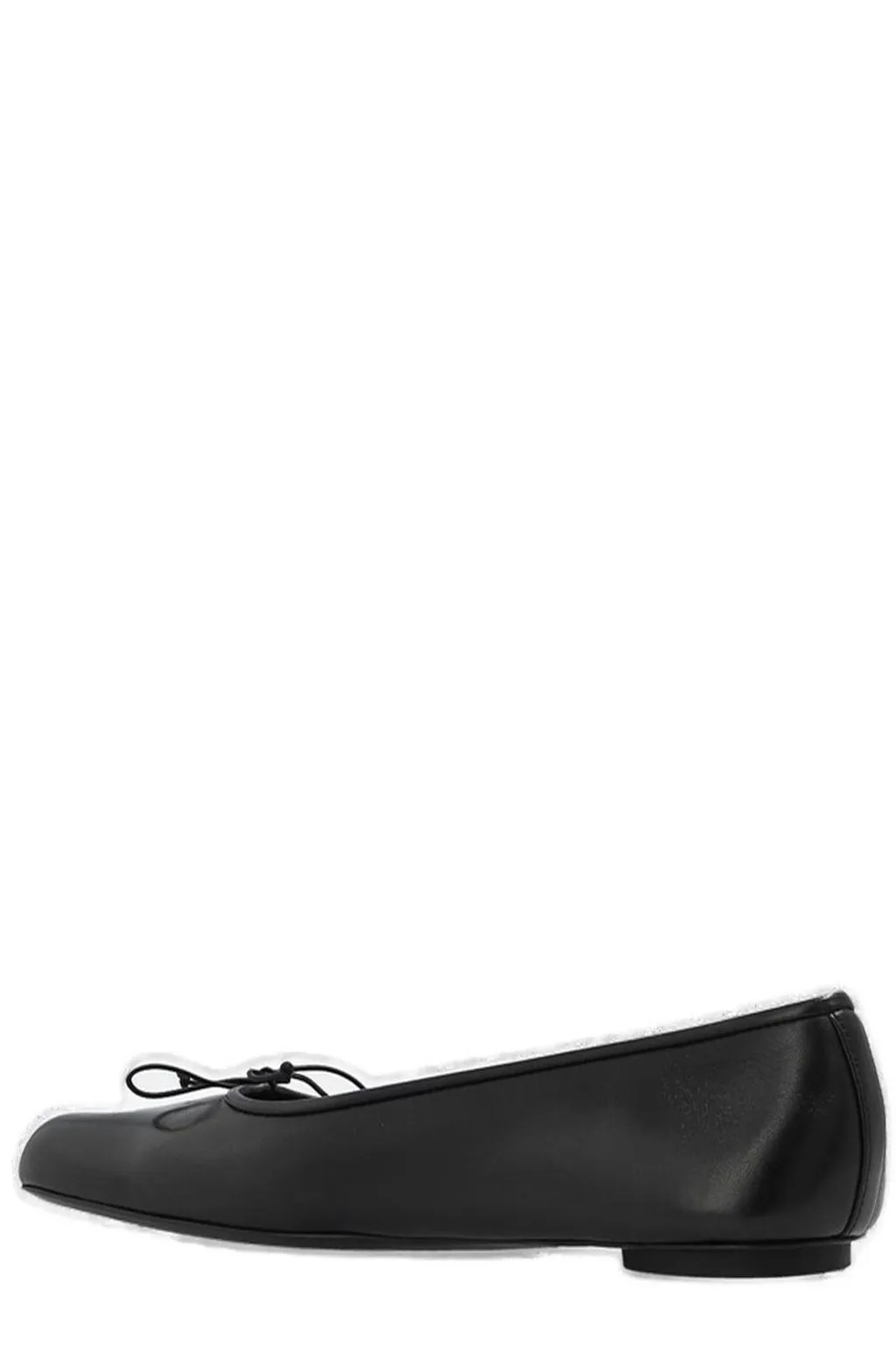 Fetish Bow Embellished Ballet Flats