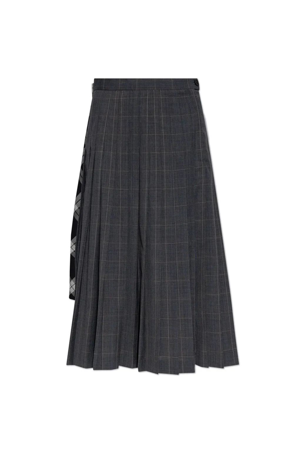 Panelled Pleated Skirt