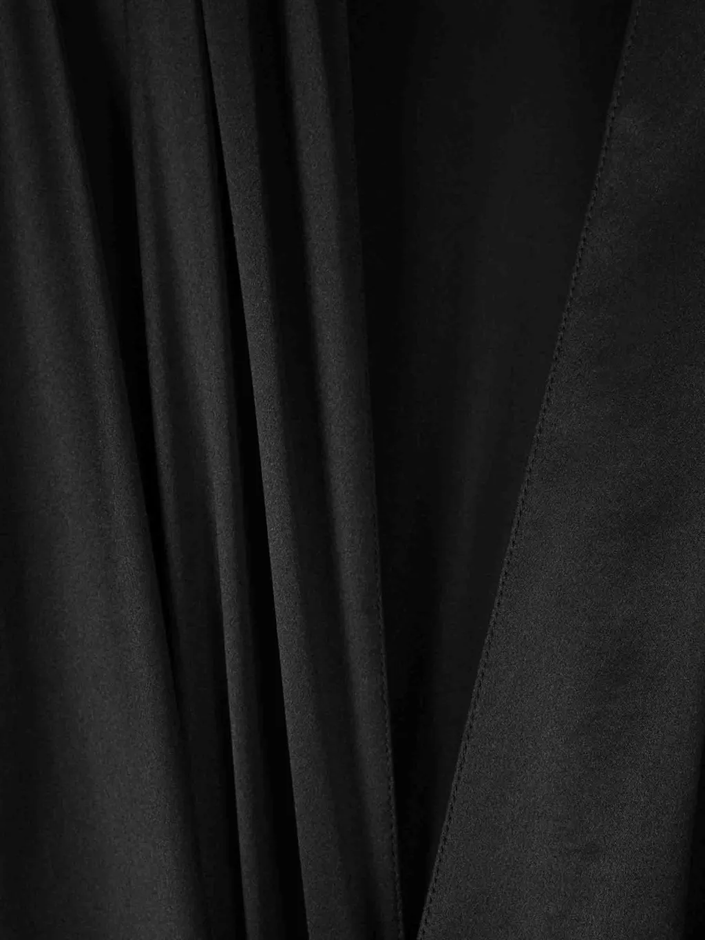 Draped Asymmetric Midi Dress