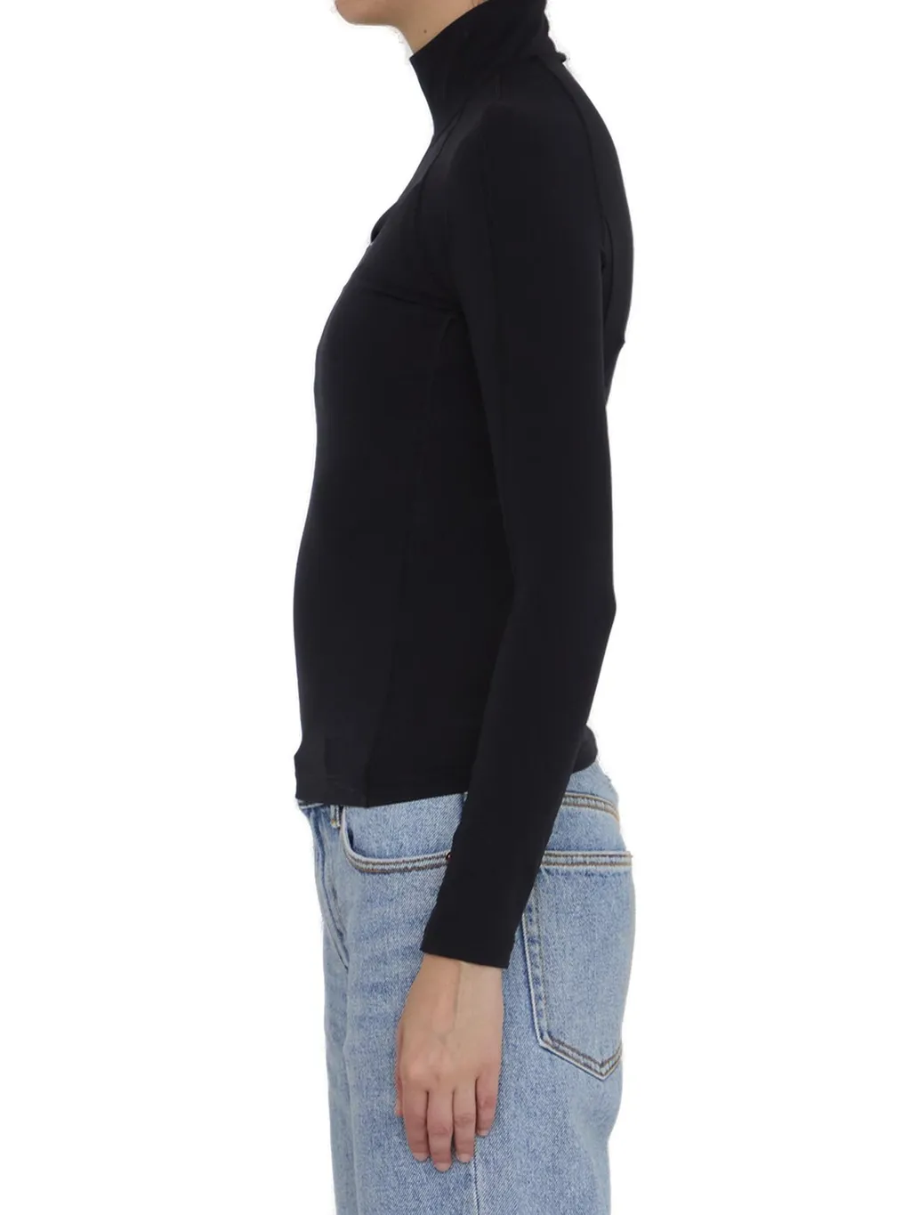 High-Neck Activewear Top
