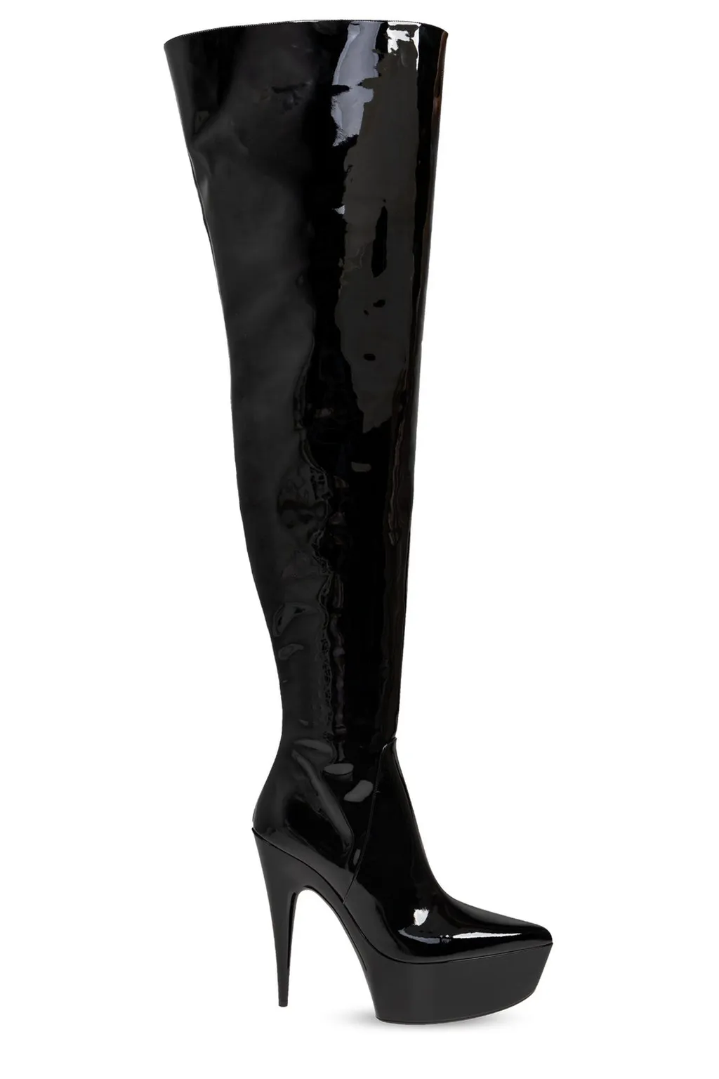 Over The Knee Patent Boots