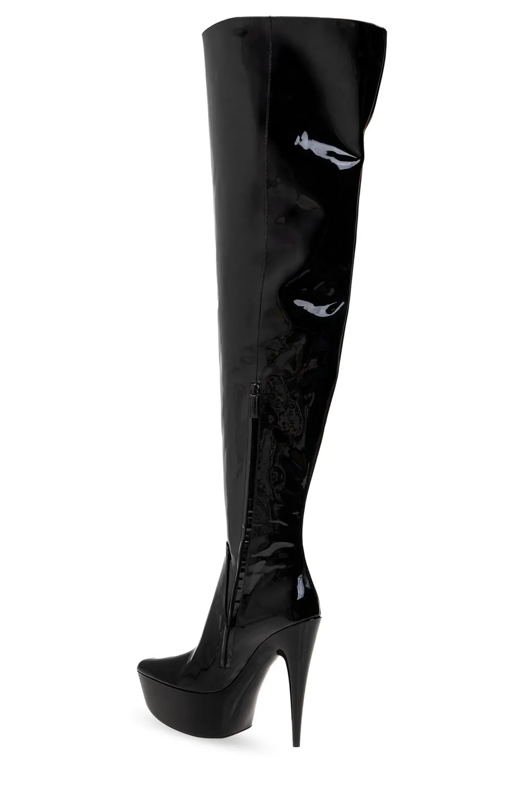 Over The Knee Patent Boots
