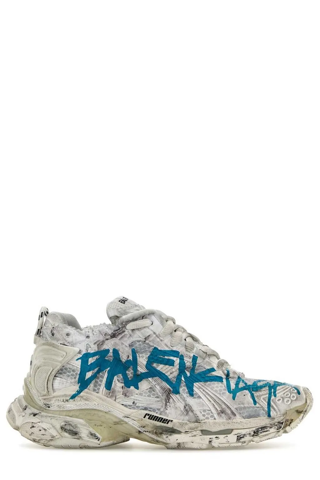 Logo Printed Lace-Up Sneakers