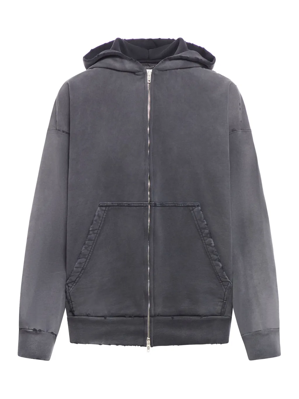 Graphic Printed Zip-Up Hoodie