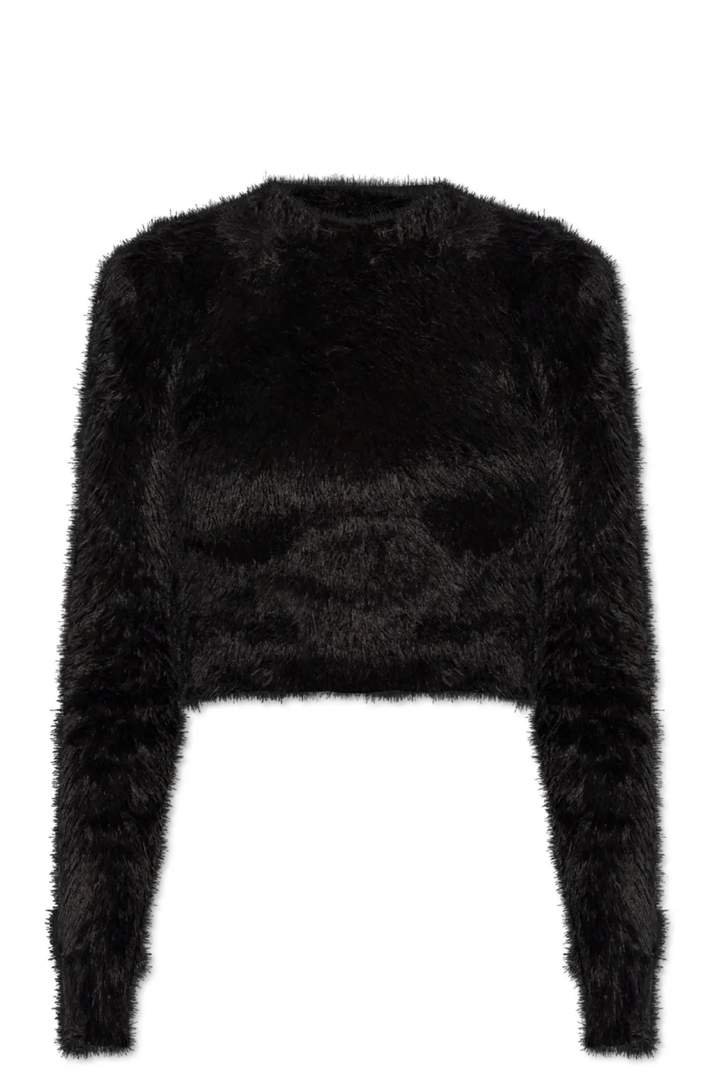 Decorative Trim Cropped Sweater