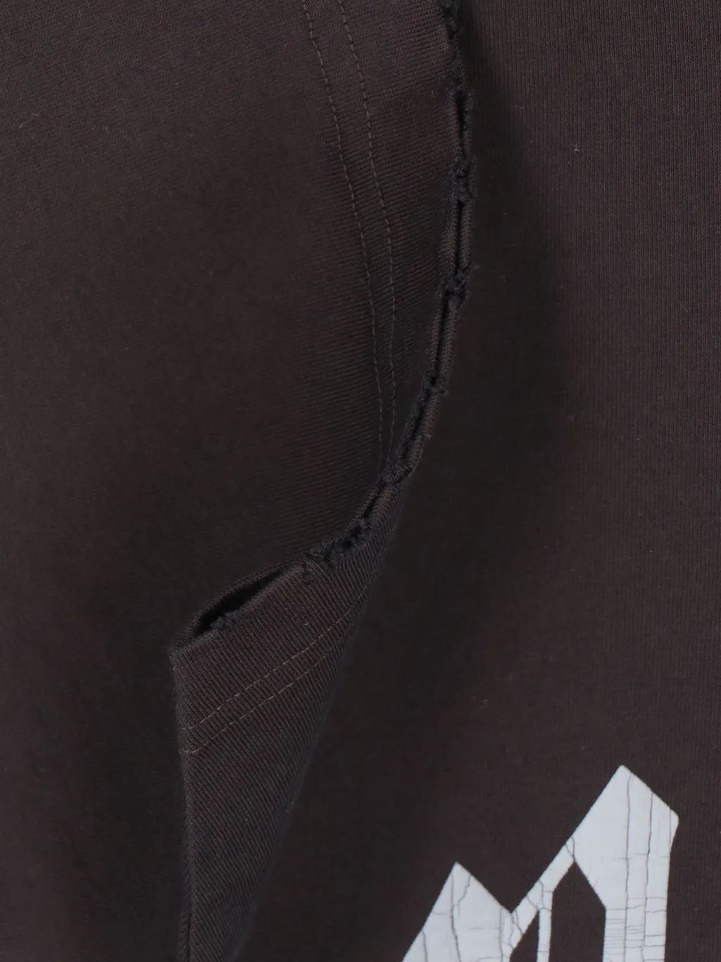 No Logo Printed Large Fit T-Shirt