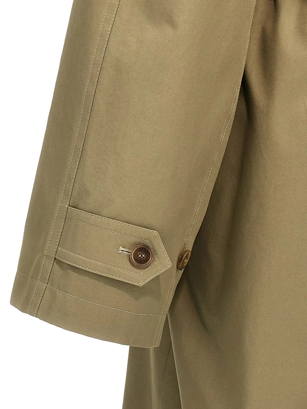 Belted Mid-Length Trench Coat