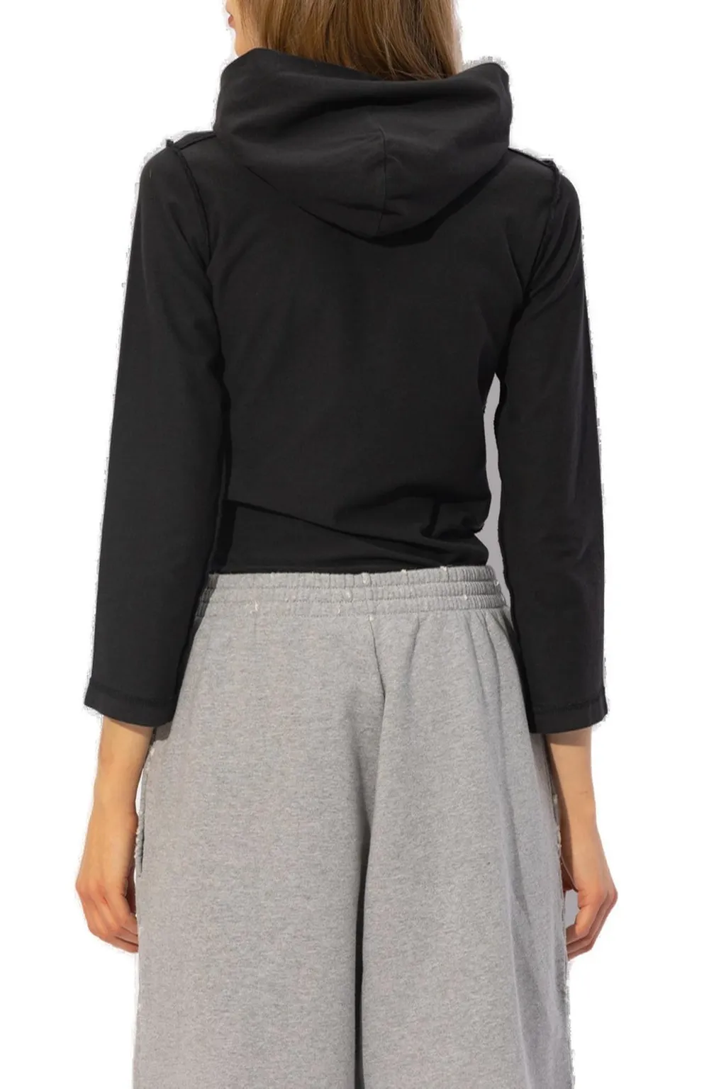Inside-Out Long Sleeve Hooded