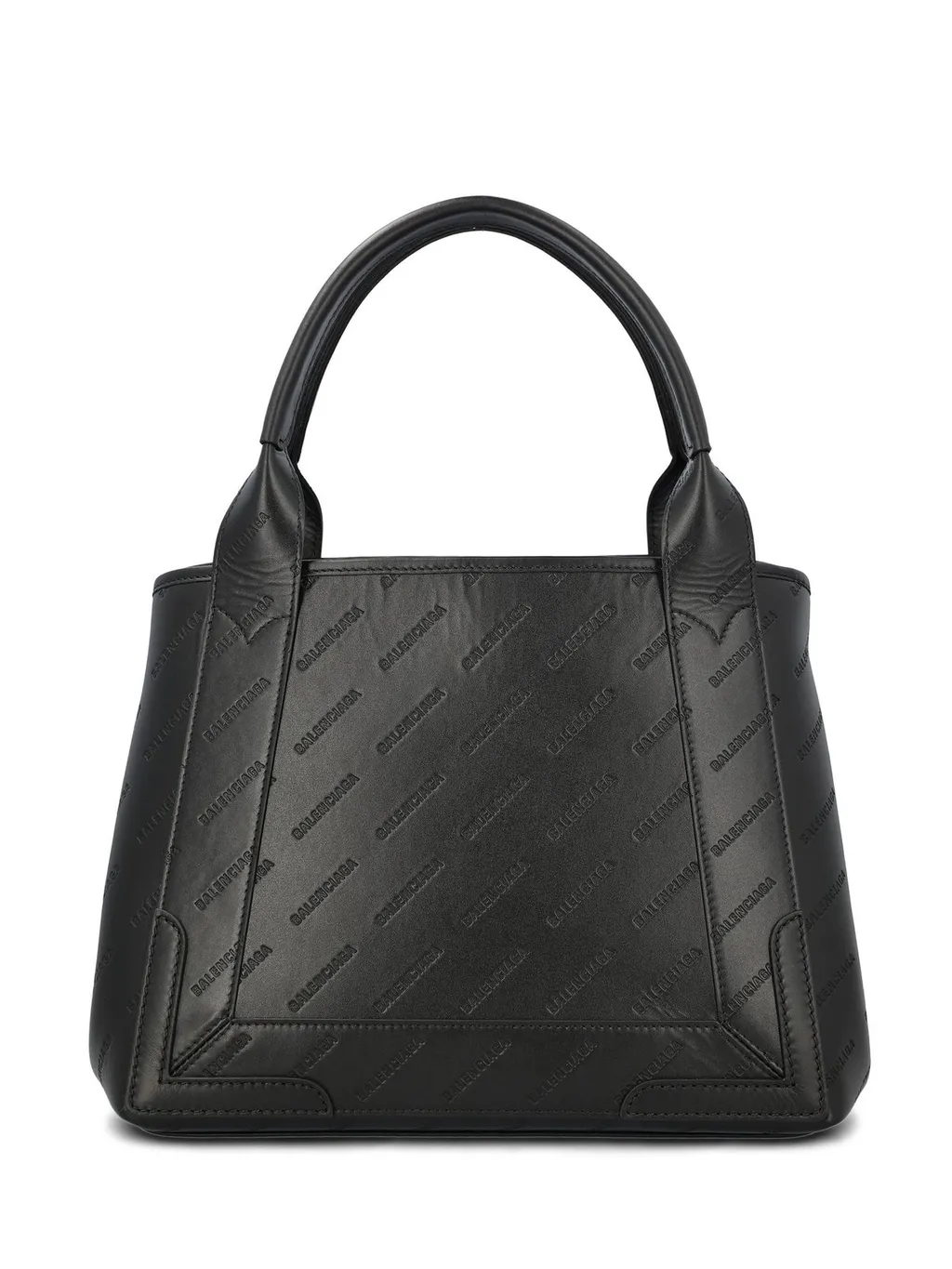 Allover Logo Embossed Tote Bag