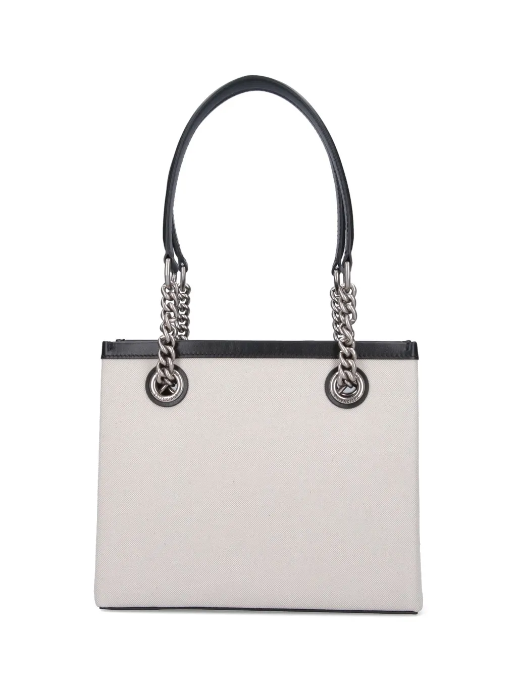 Paris Logo Printed Squared Small Tote Bag