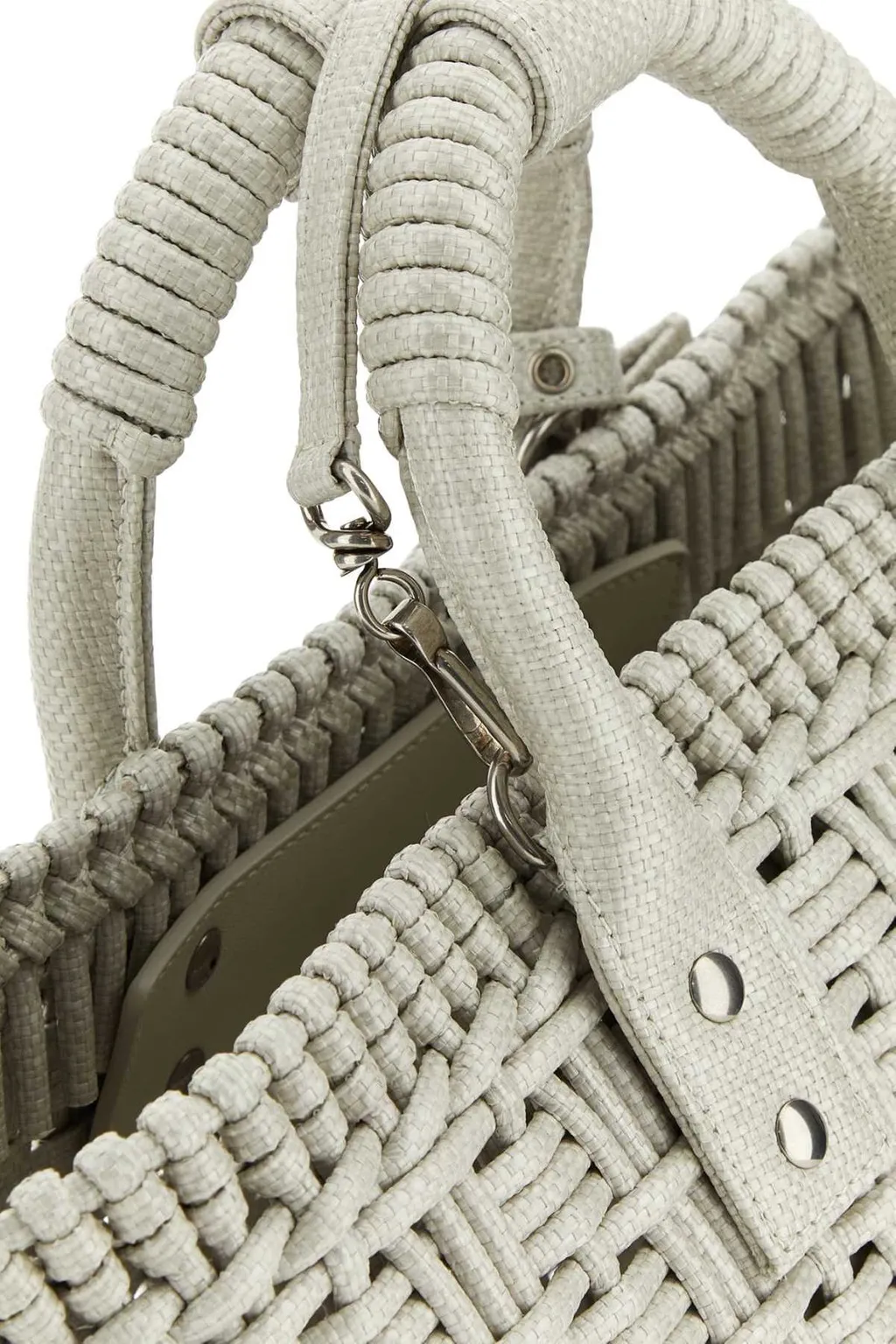 Woven Raffia Basket Bag