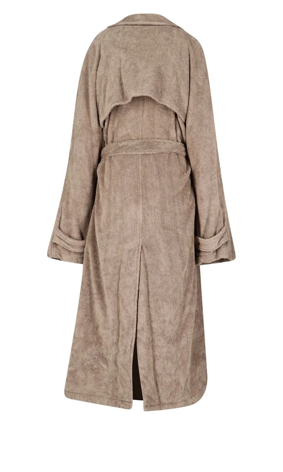 Tie-Waisted Midi Coat