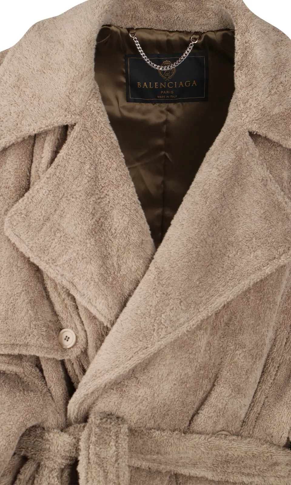 Tie-Waisted Midi Coat