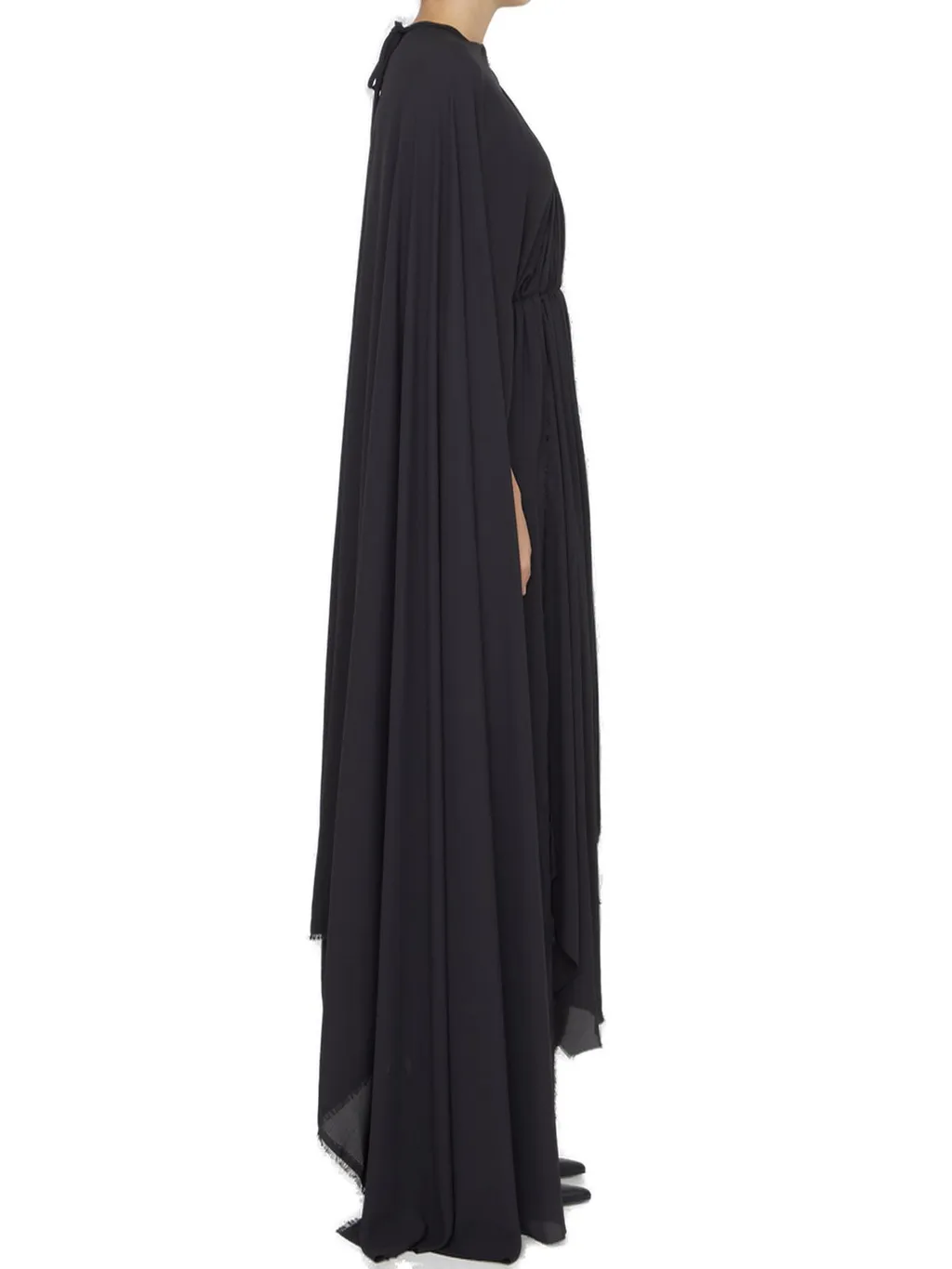 Pleated Asymmetric Dress