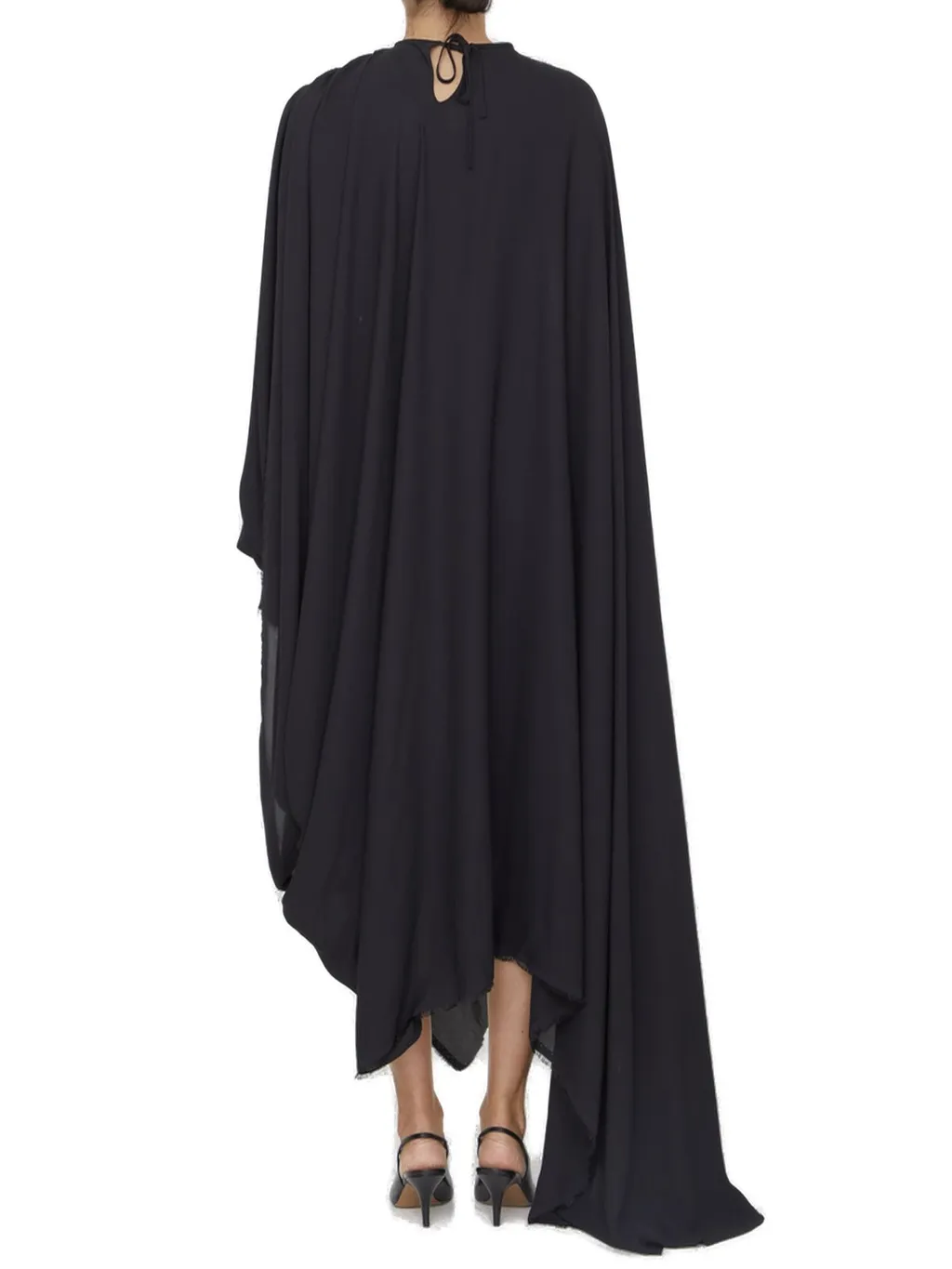 Pleated Asymmetric Dress