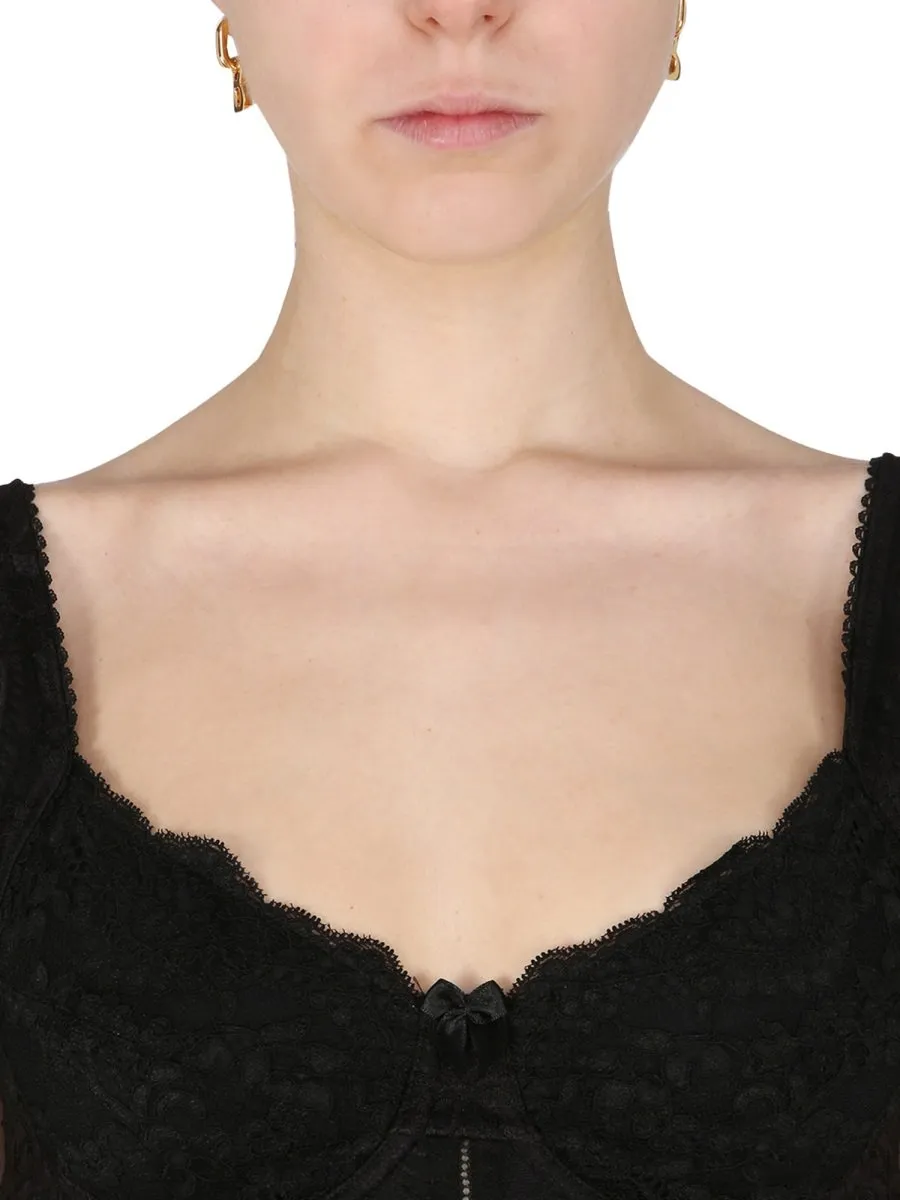 Lace Detailed Sleeveless Top