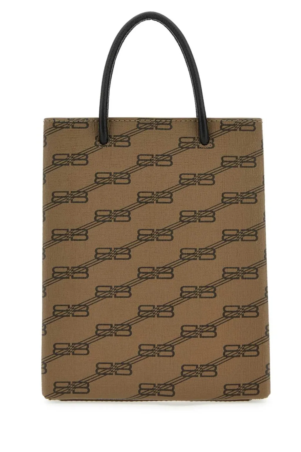 Bb Monogram Printed Tote Bag