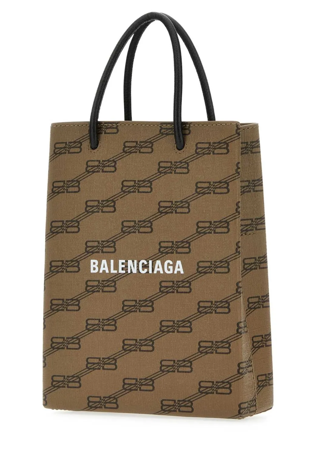 Bb Monogram Printed Tote Bag