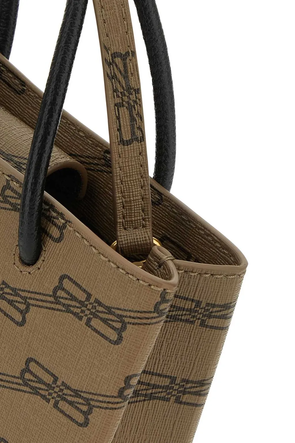 Bb Monogram Printed Tote Bag