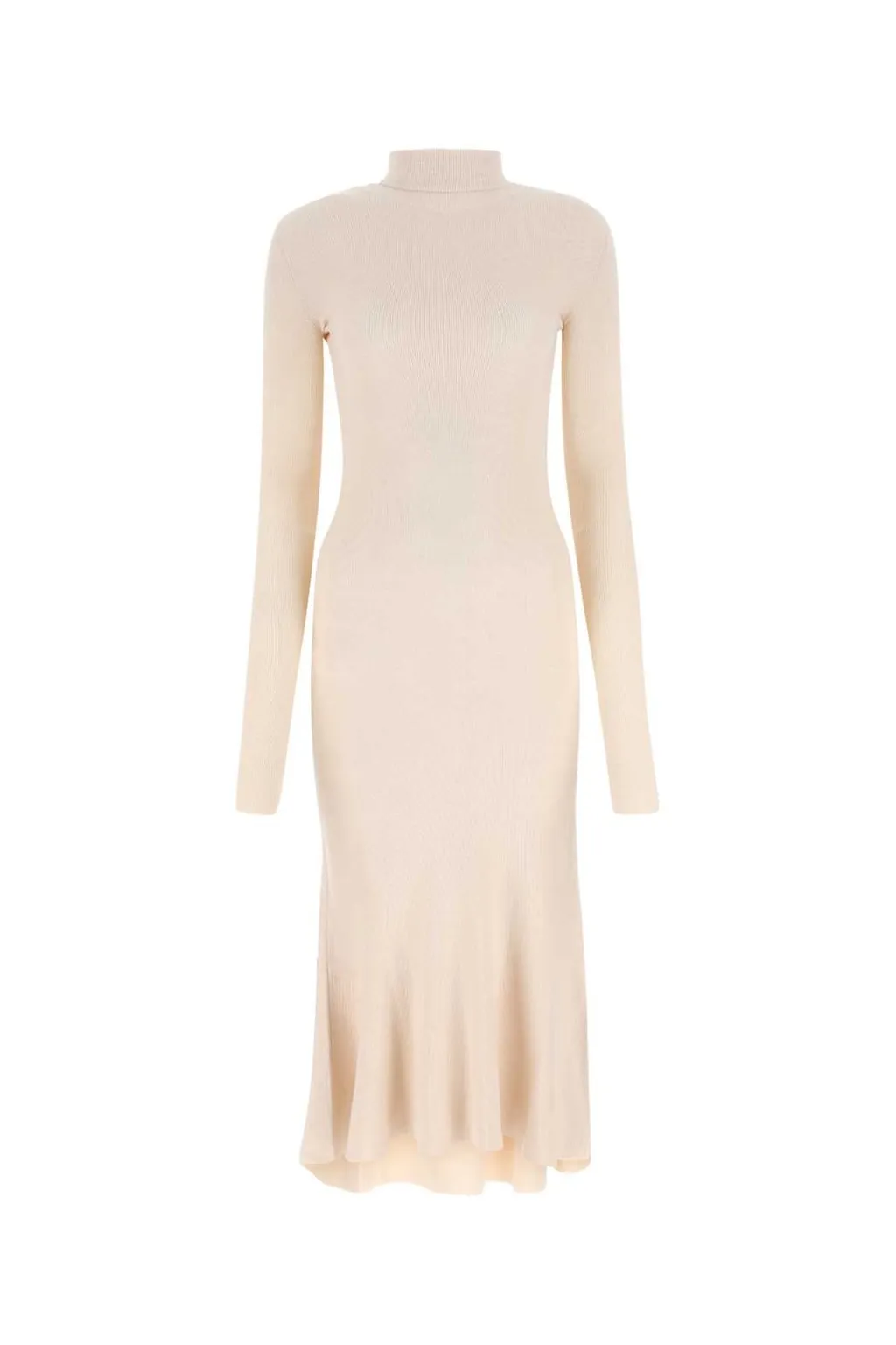 Roll-Neck Knitted Dress