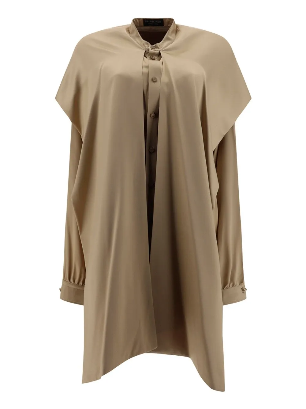 Hooded Long-Sleeved Blouse
