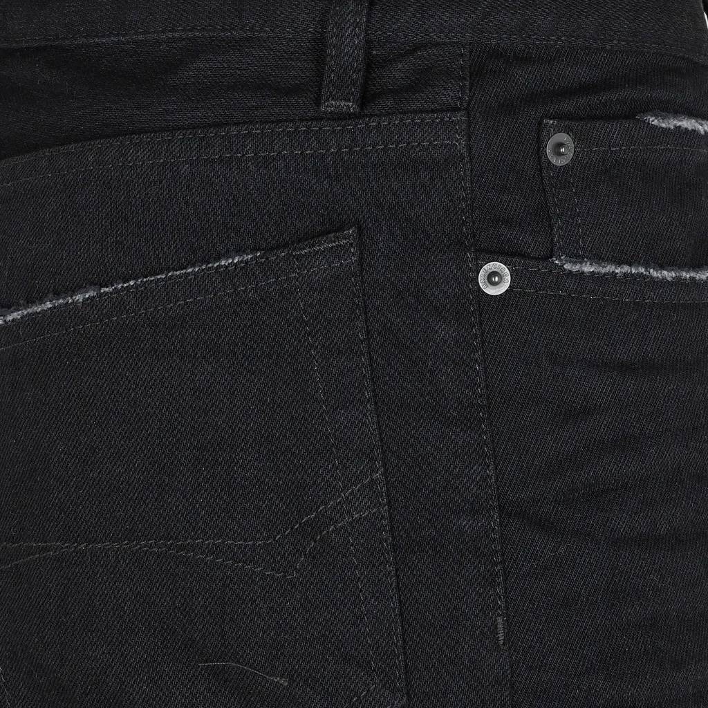 Frayed Edge Mini Denim Skirt
