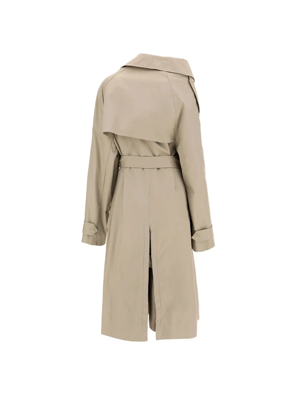 One-Shoulder Trench Coat