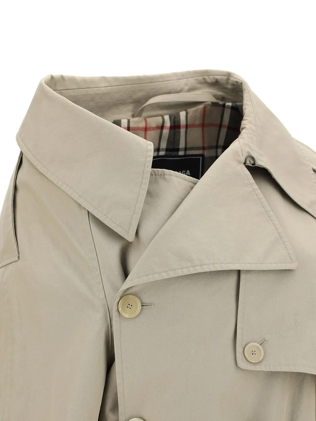 One-Shoulder Trench Coat