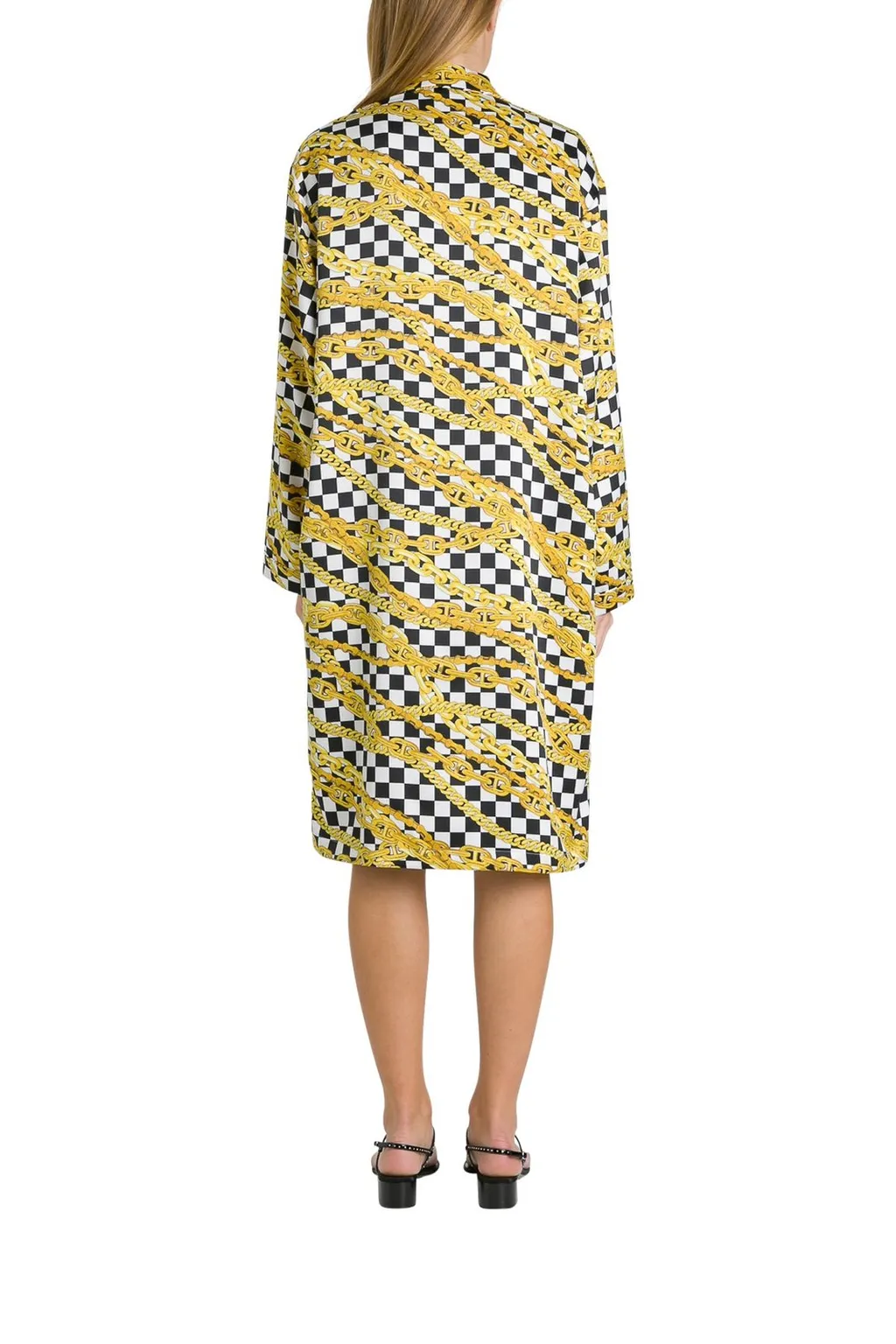 Chain Printed Oversized Dress