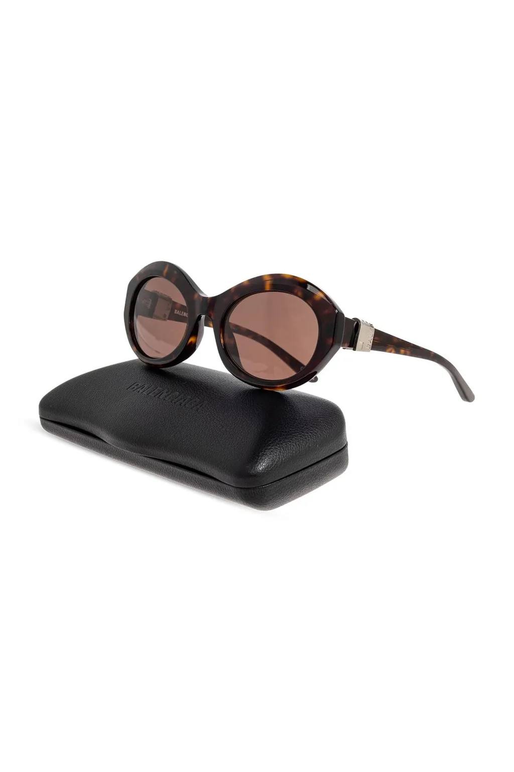 Oval-Frame Sunglasses