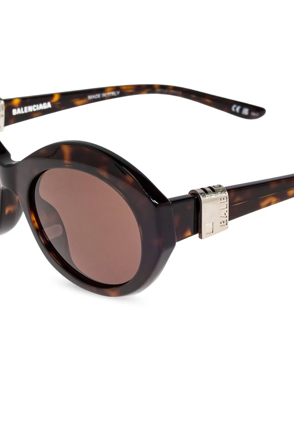 Oval-Frame Sunglasses