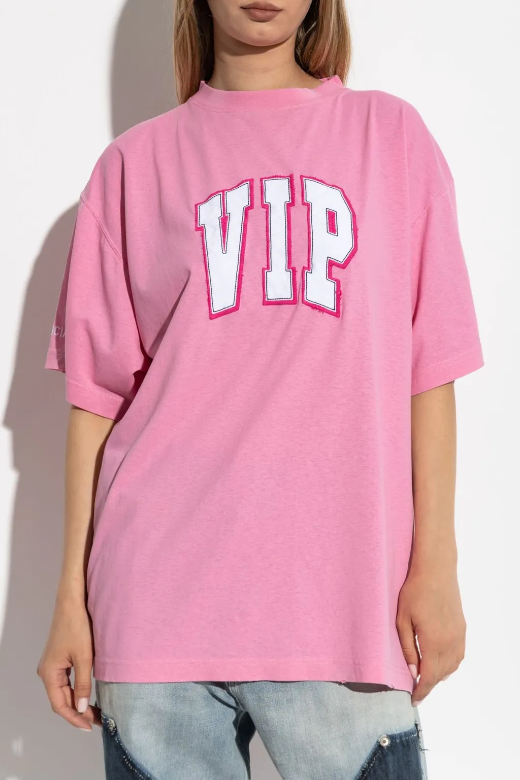 Vip Embroidered Crewneck T-Shirt