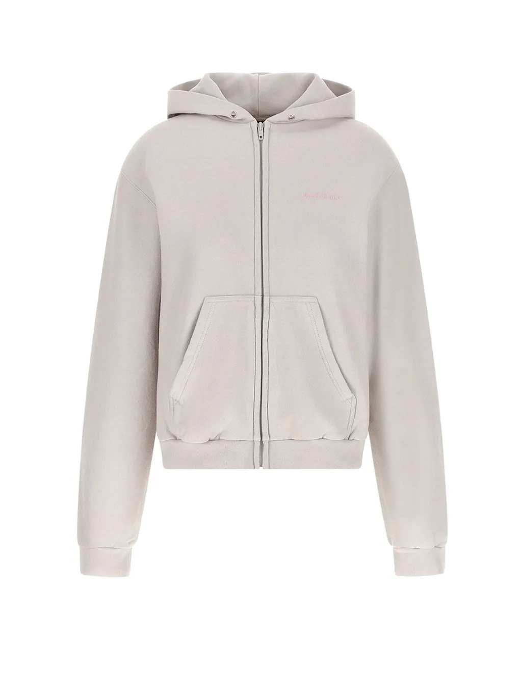 Logo Embroidered Zip-Up Jacket