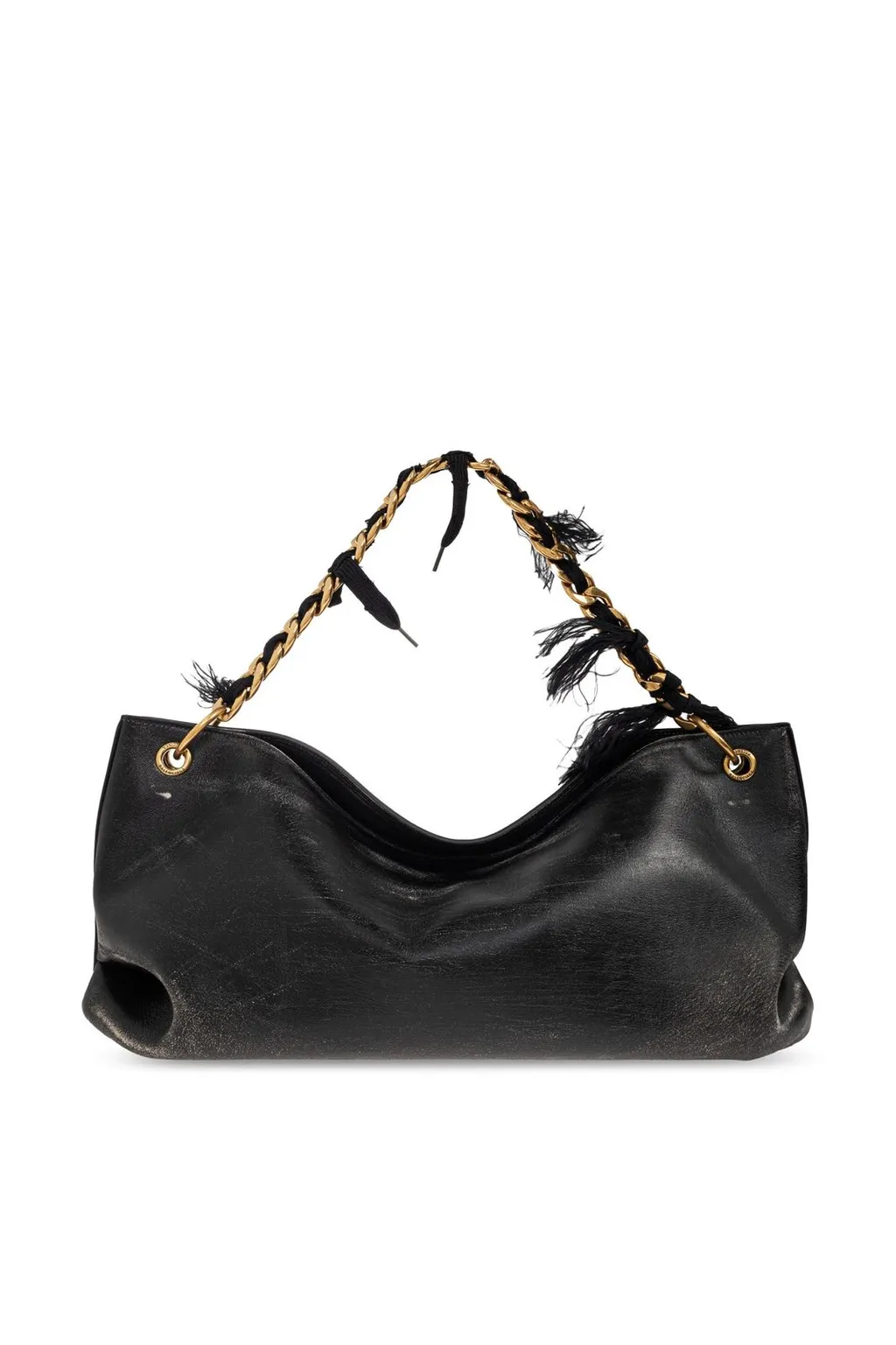 Logo Plaque Shoulder Bag