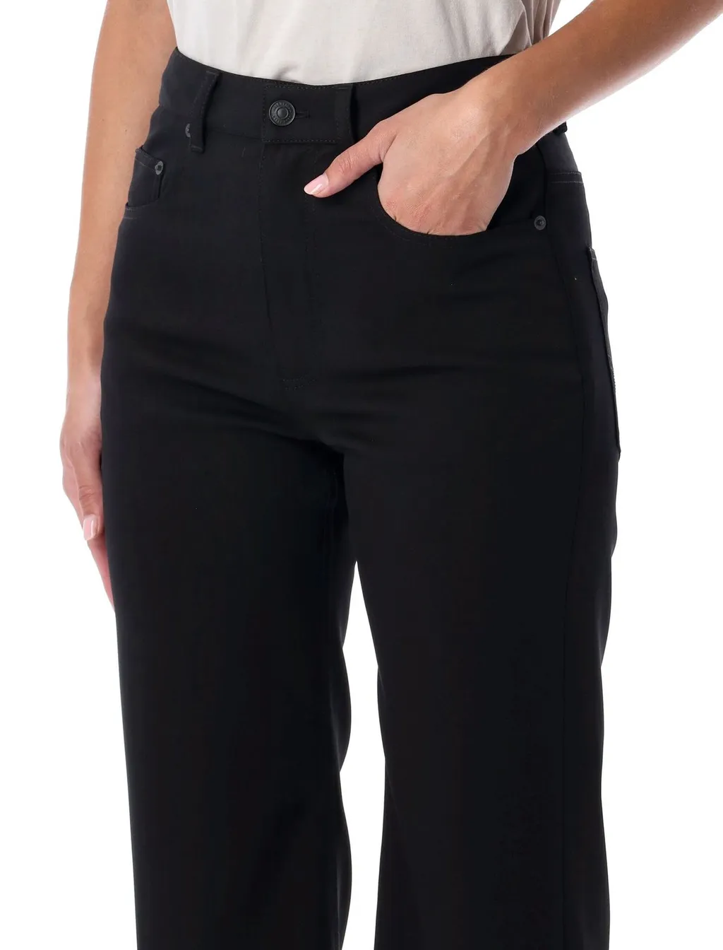 Straight-Leg Tailored Pants