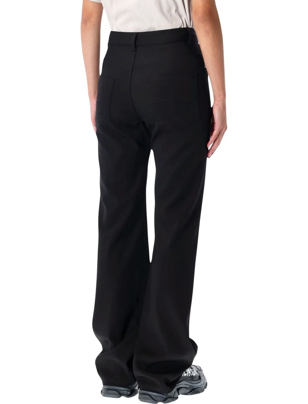 Straight-Leg Tailored Pants