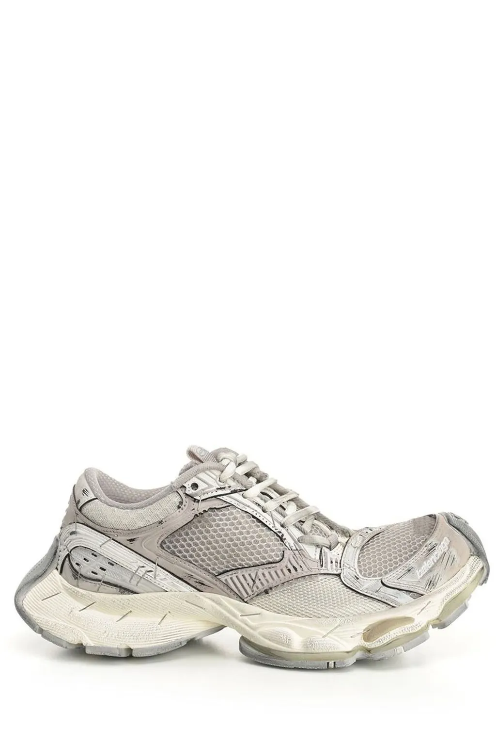 Stapler Panelled Lace-Up Sneakers