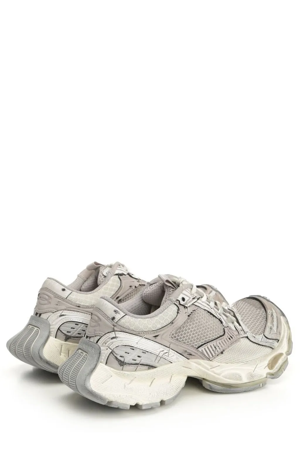 Stapler Panelled Lace-Up Sneakers