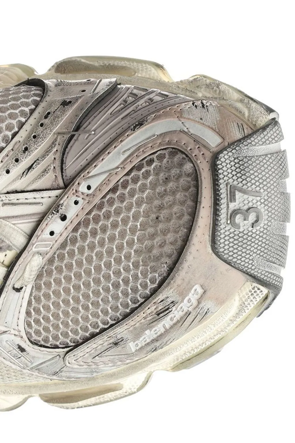 Stapler Panelled Lace-Up Sneakers