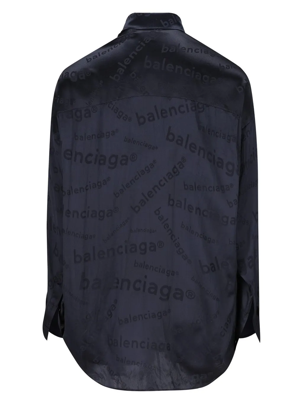 Allover Logo Long-Sleeved Shirt