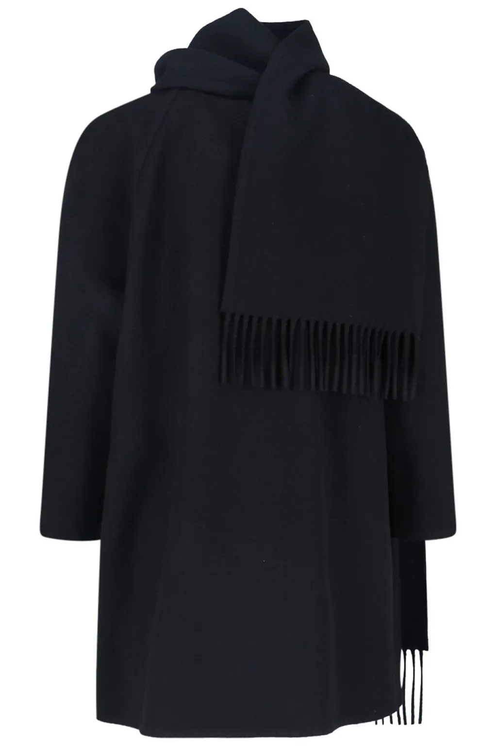 Scarf Detailed Coat