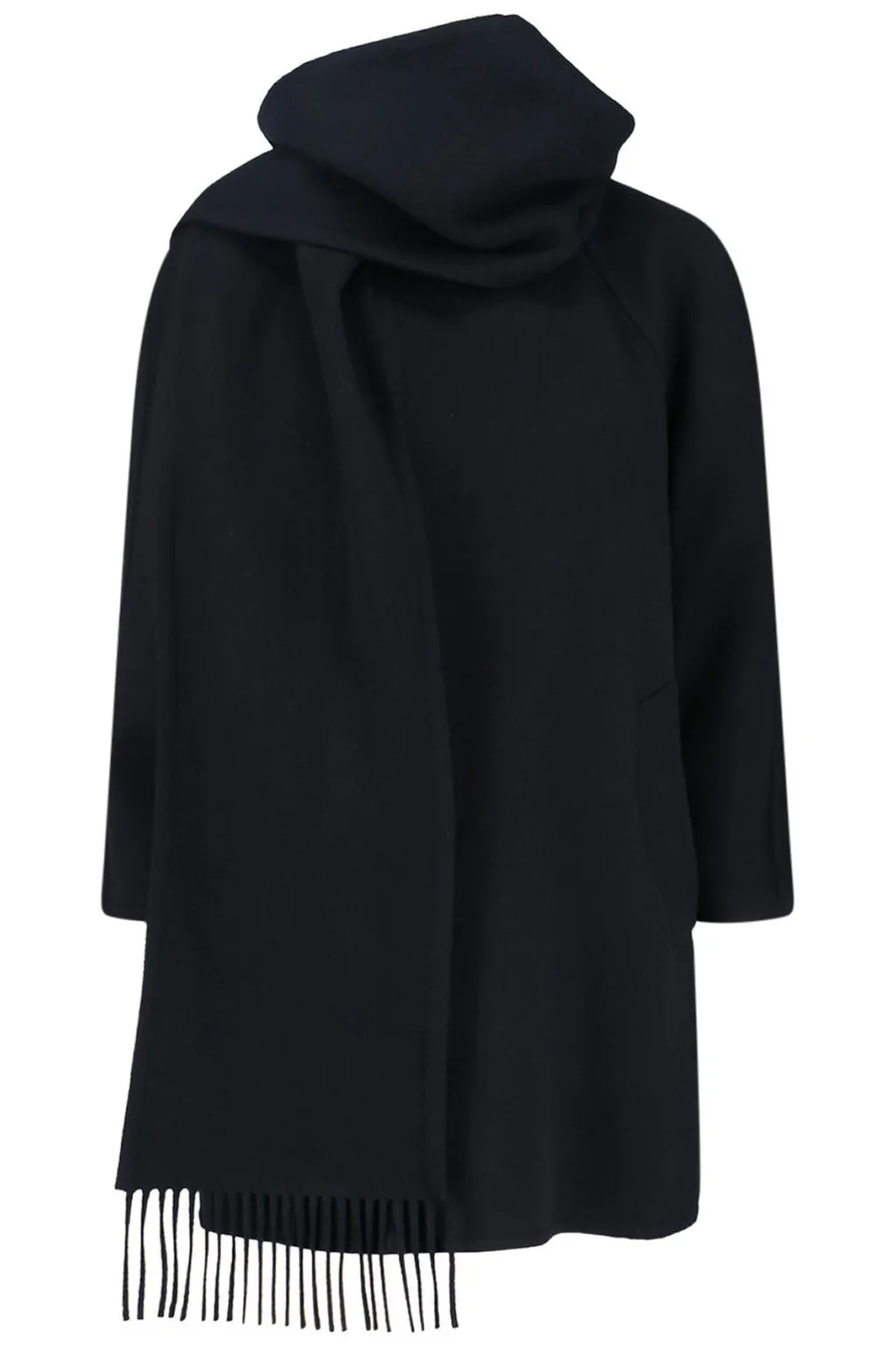 Scarf Detailed Coat