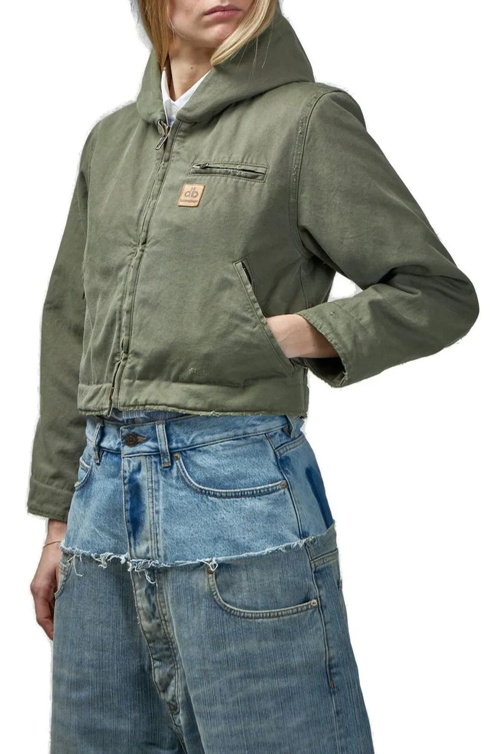 Shrunk Hooded Workwear Parka