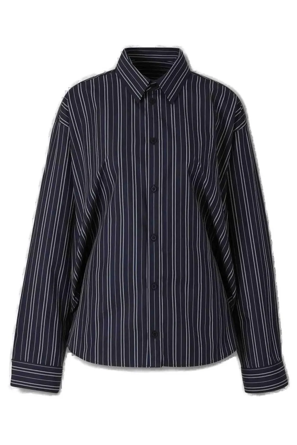 Pinstriped Long-Sleeved Shirt