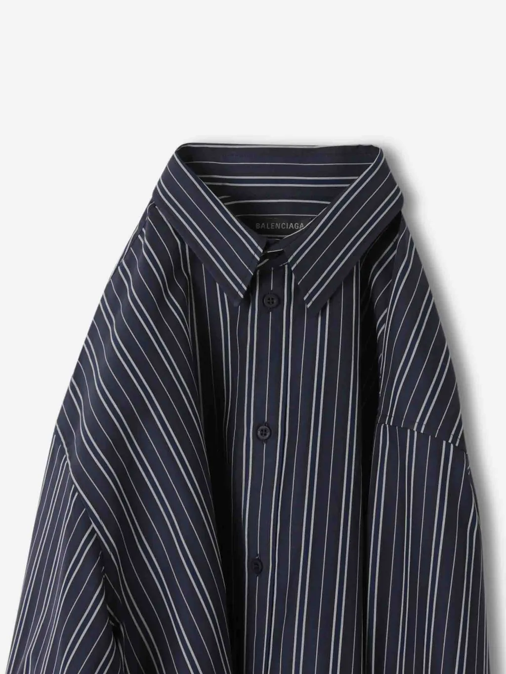 Pinstriped Long-Sleeved Shirt
